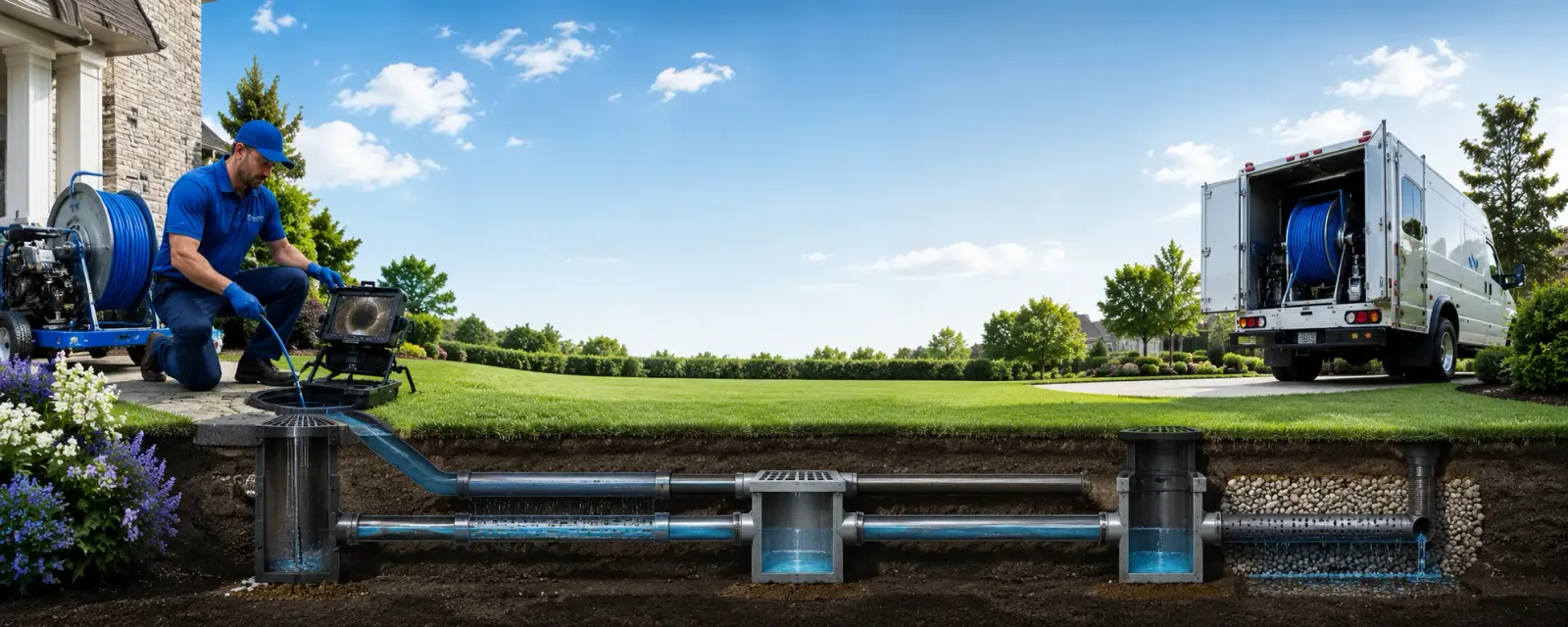 Outdoor drain cleaning information for Holland, MO